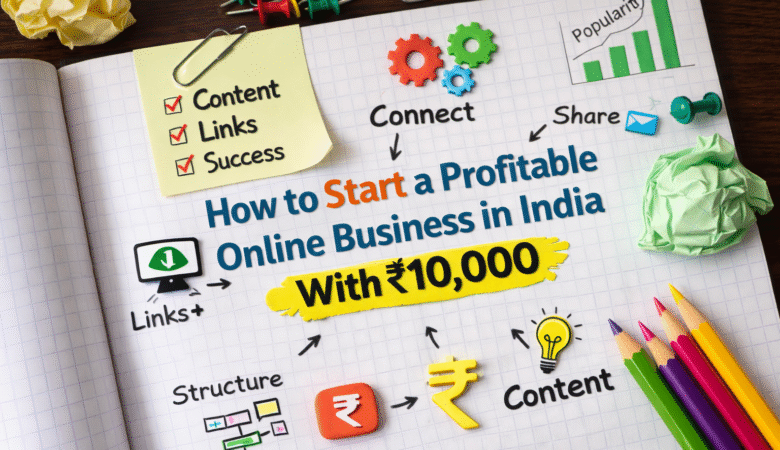 How to Start a Profitable Online Business in India With ₹10,000