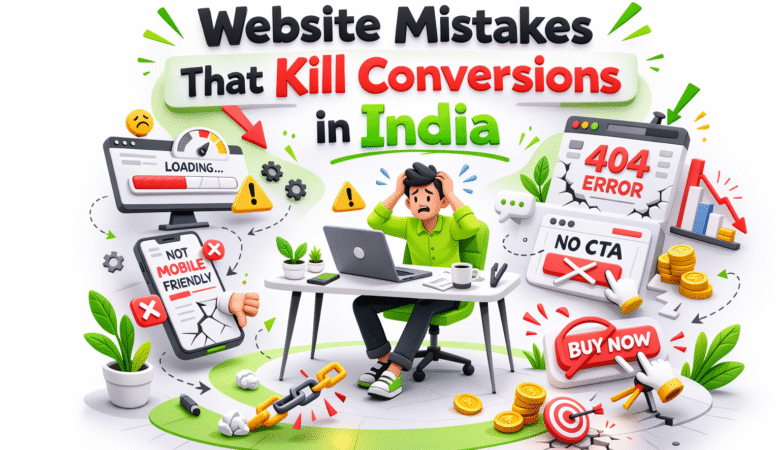 Website Mistakes That Kill Conversions for Indian Businesses (And How to Fix Them)